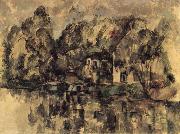 Paul Cezanne Au Bord de l-Eau Spain oil painting artist